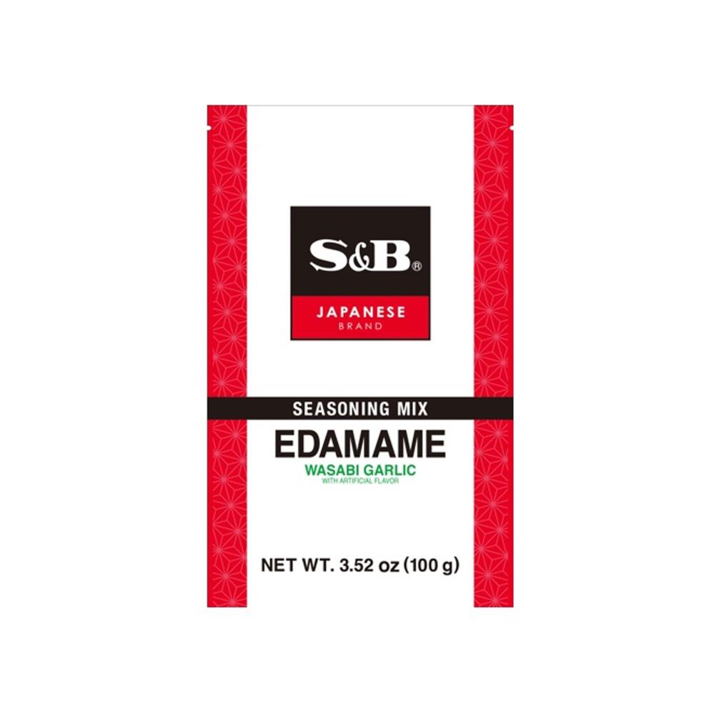 S&B Edamame Seasoning Mix (Wasabi Garlic) 100g