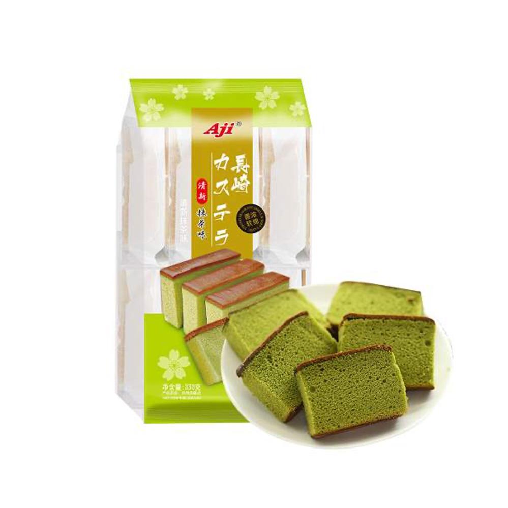 Aji Nagasaki Style Castella Cake (Matcha) 330g