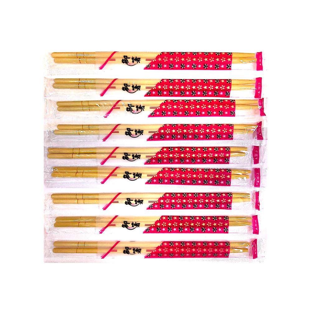 Disposable Bamboo Chopsticks (Plastic Packs) 100pcs