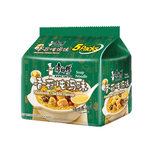 Master Kong Instant Noodles (Mushroom Chicken) Multi-Pack 5x100g
