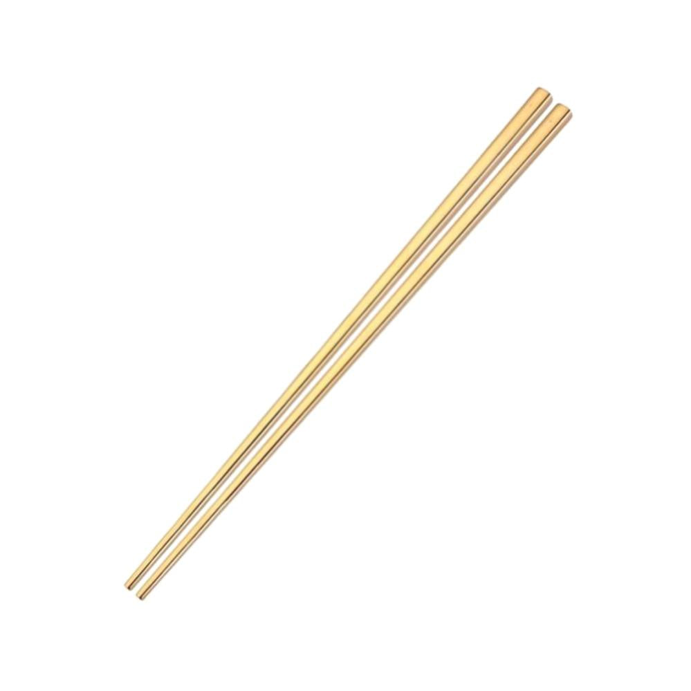 Stainless Steel Chopsticks (23.5cm) - Gold