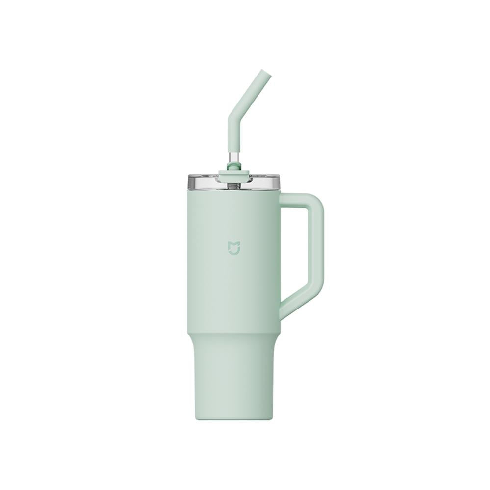 Xiaomi Mijia Portable Stainless Steel Thermos Cup with Straw 1L - Lime Green