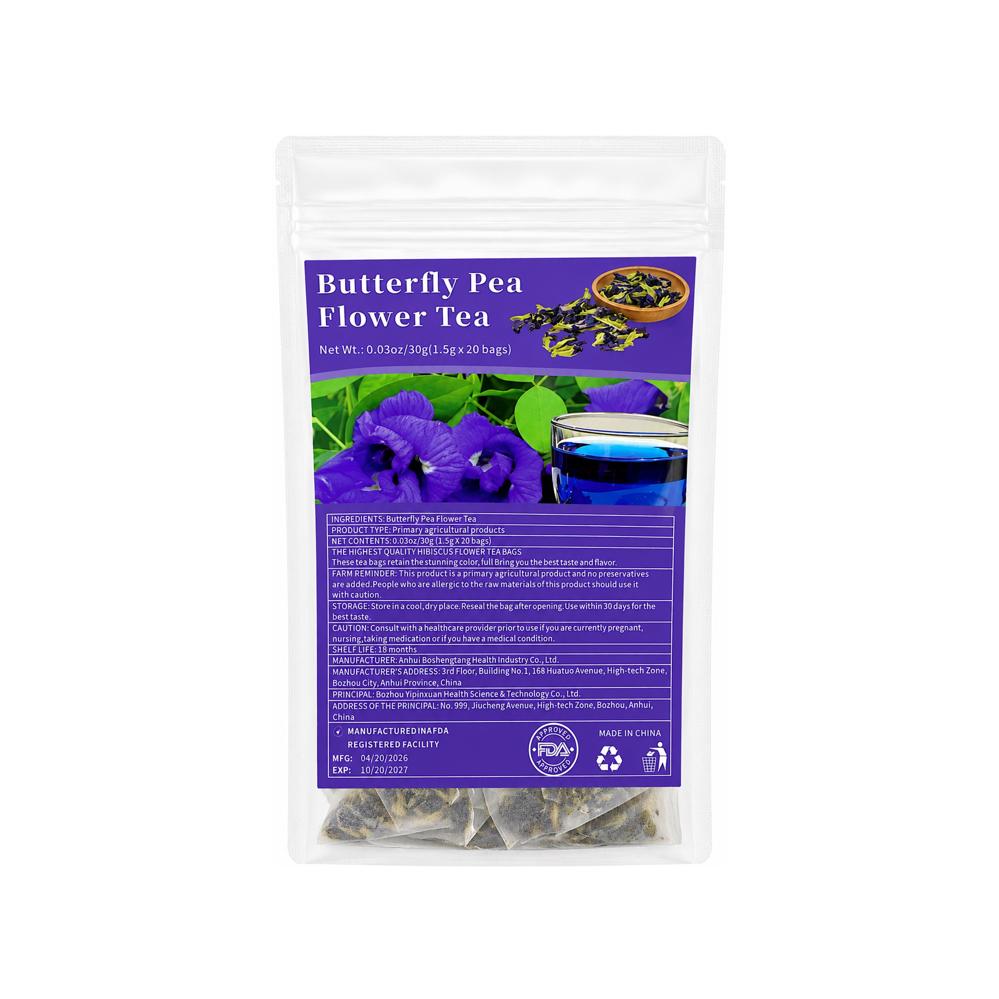 Kanglai Butterfly Pea Flower Tea (20 Tea Bags) 30g