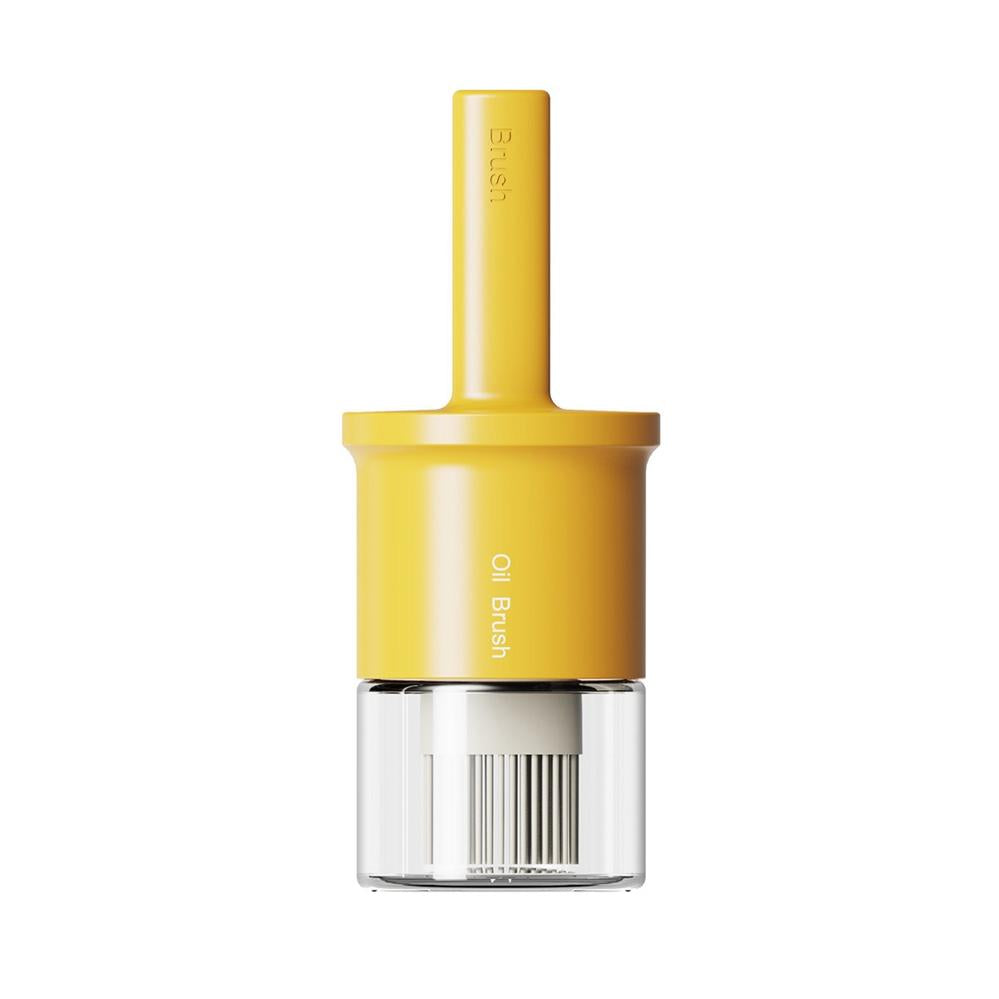 Glass Oil Brush Bottle 300ml - Yellow