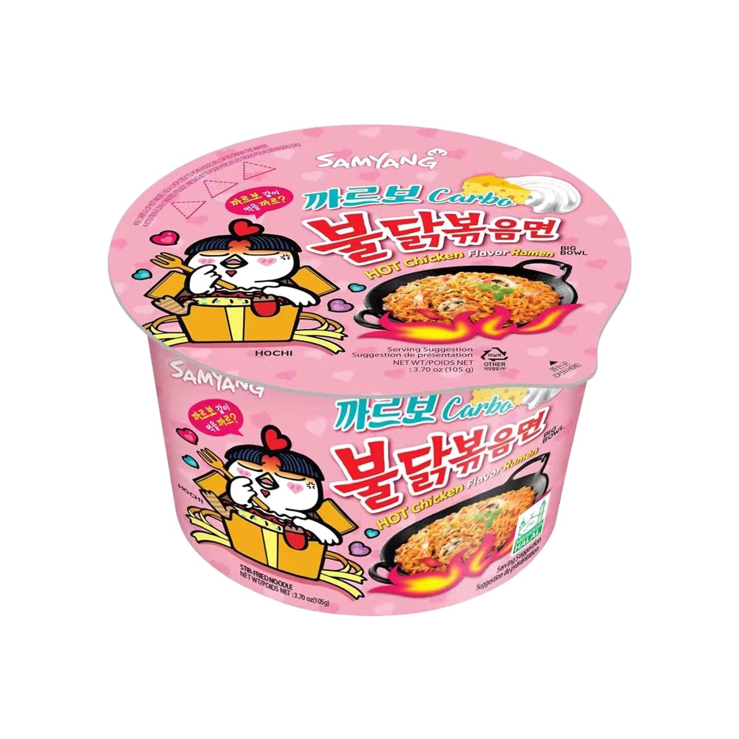 Samyang Buldak Hot Chicken Bowl Ramen (Carbonara) 105g