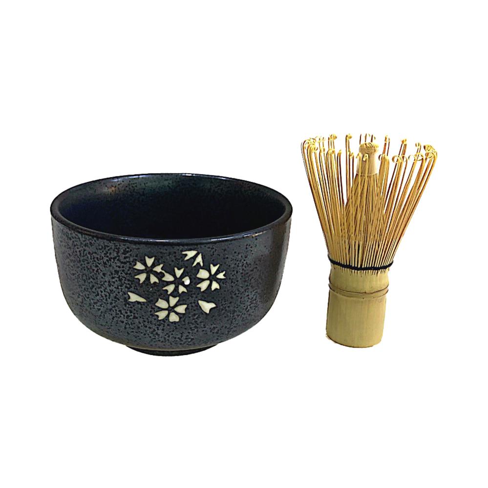 Matcha Tea Set (Bamboo Whisk & Tea Bowl)