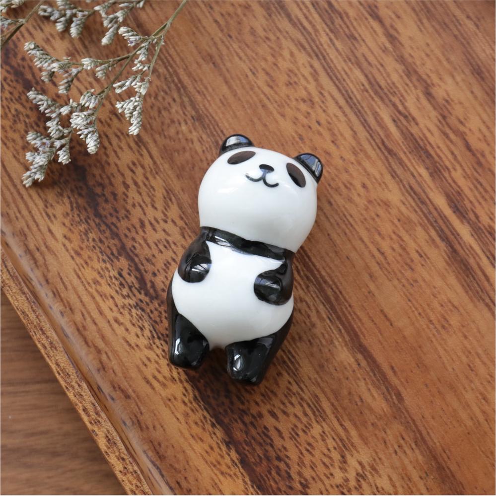 Ceramic Panda Chopsticks Rest 5.2cm - Style 01