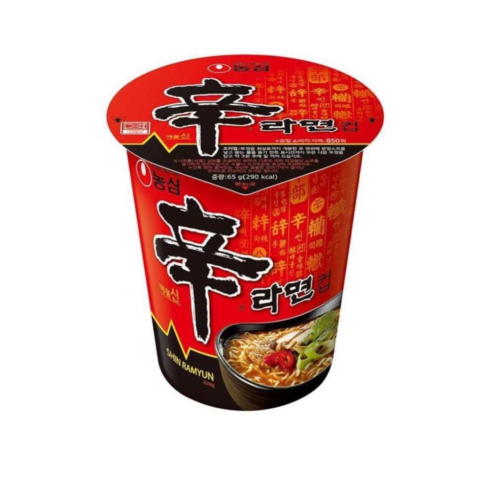 Nongshim Shin Ramyun Cup Noodle Soup (Vegan) 68g