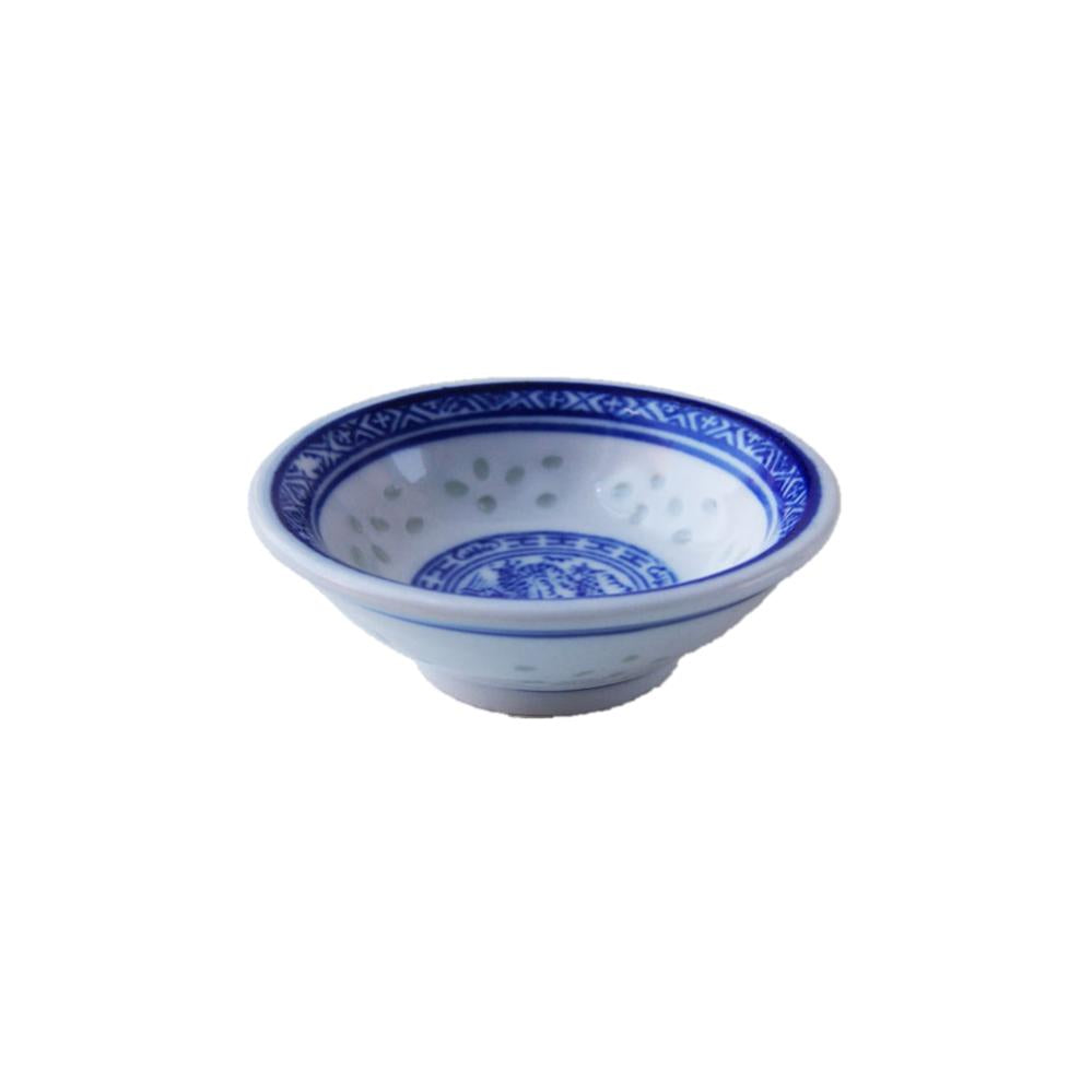 Blue and White Porcelain Sauce Dish 2.75"