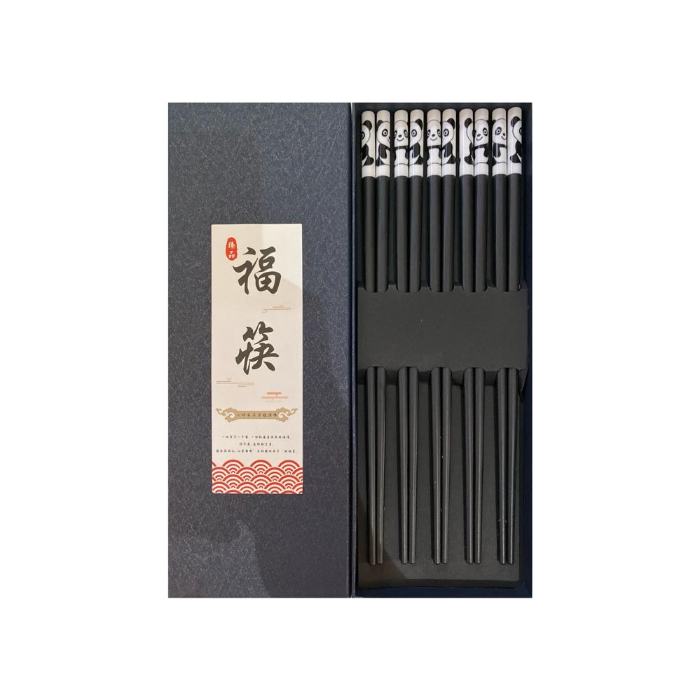 Hybrid Material Chopsticks 5-Pair Gift Set - Style 05