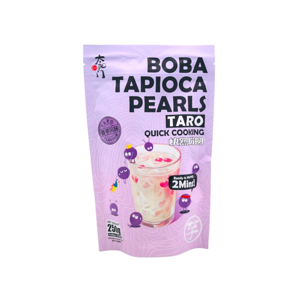 TYM Quick Cooking Boba Tapioca Pearls (Taro) 250g
