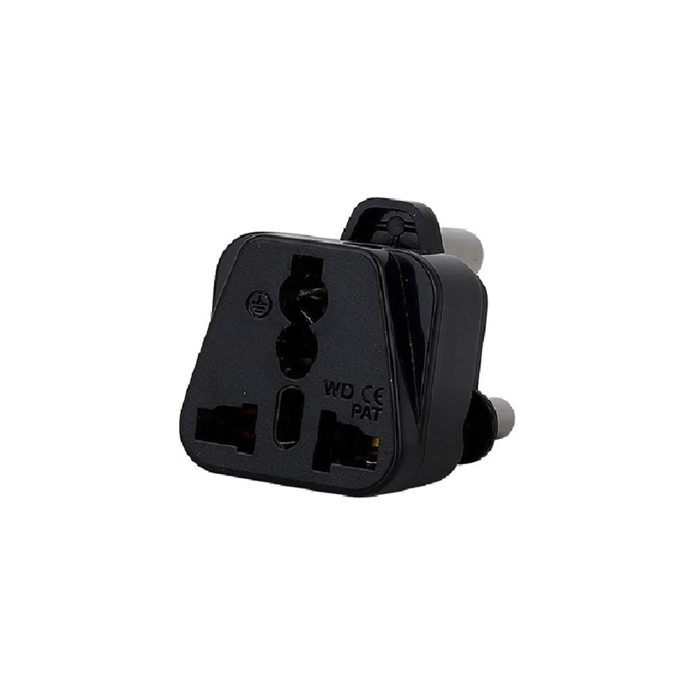 Overseas to South Africa Type M Plug Adapter (Black)