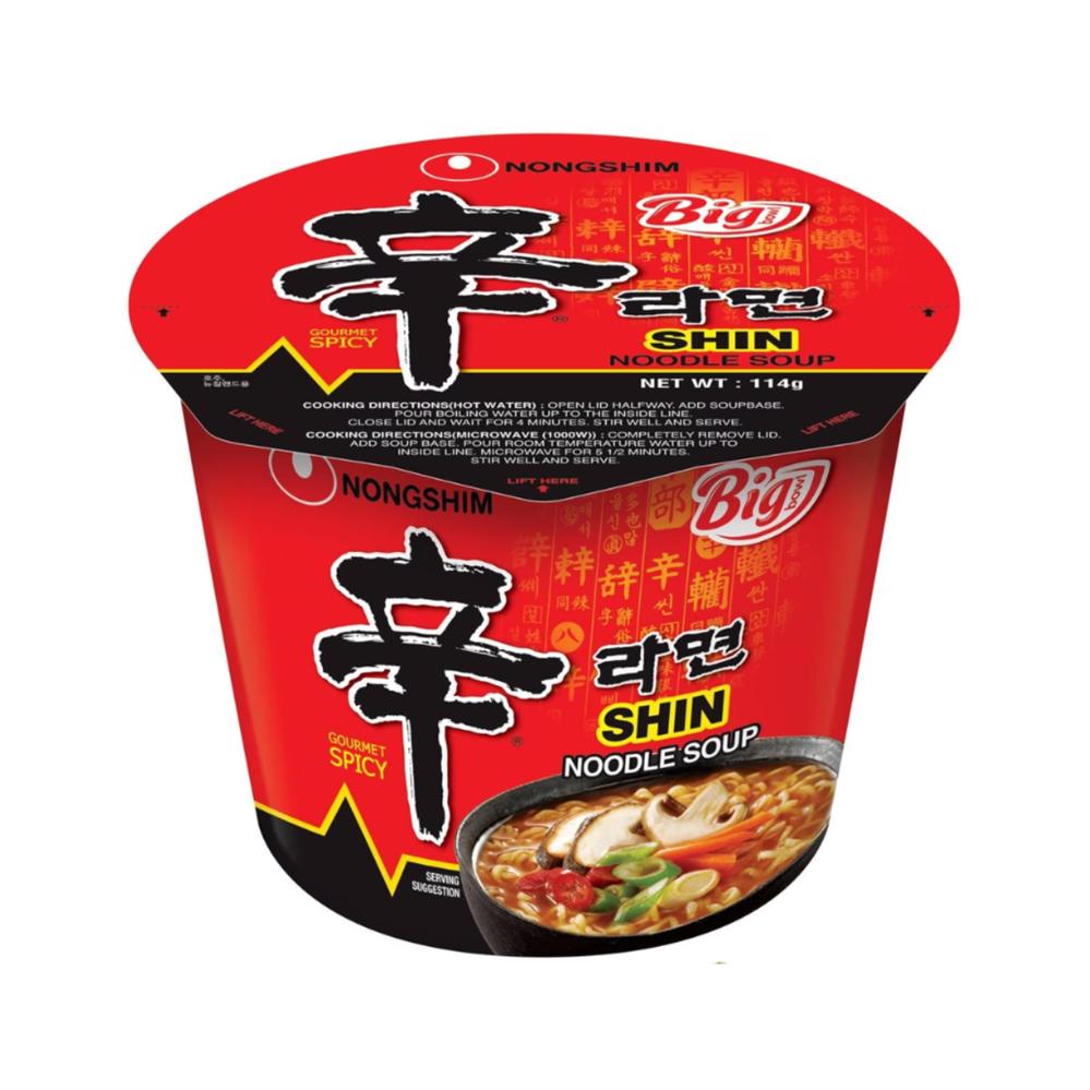 Nongshim Shin Ramyun Big Bowl Noodle Soup 114g