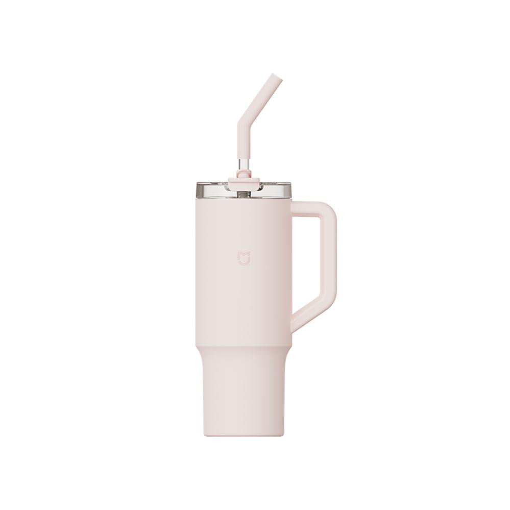 Xiaomi Mijia Portable Stainless Steel Thermos Cup with Straw 1L - Sakura Pink