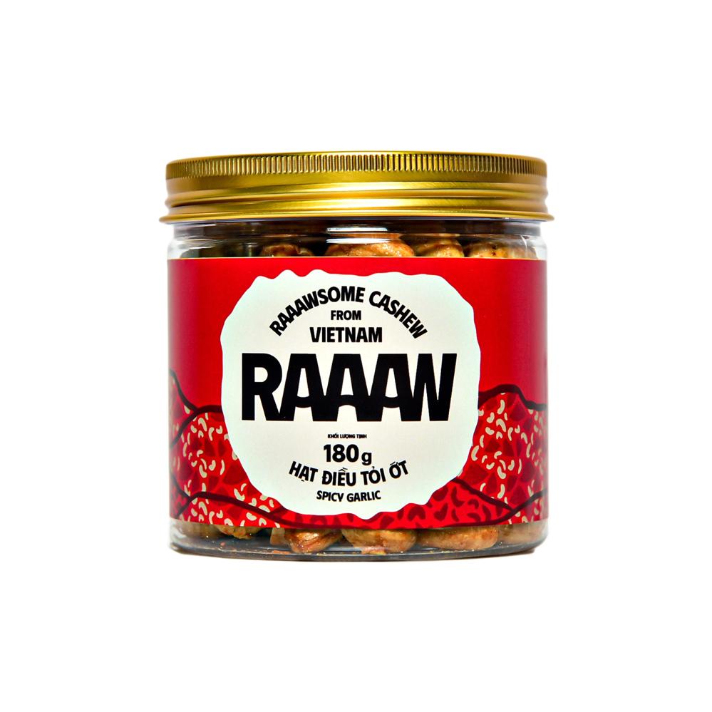 Raaaw Cashew Nuts (Spicy Garlic) 180g