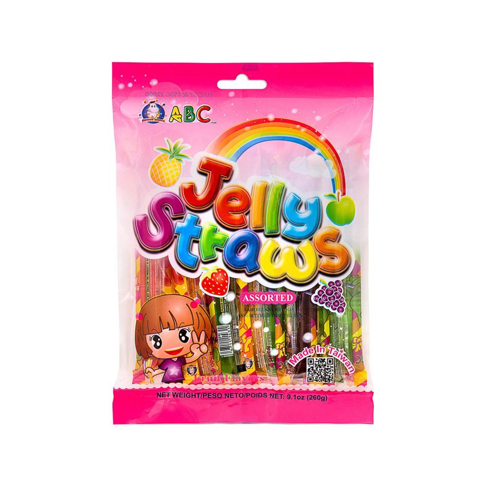 ABC Jelly Straws (Assorted) 260g