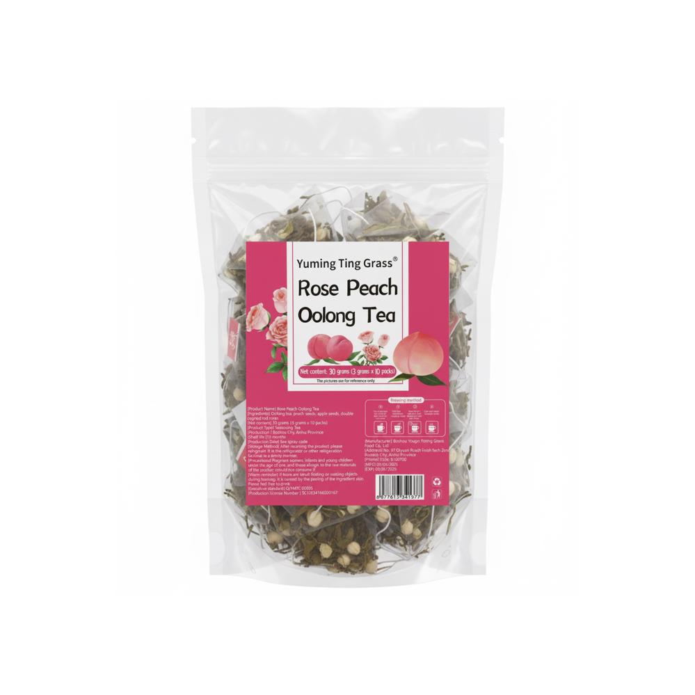 Yuming Ting Grass Rose Peach Oolong Tea 30g