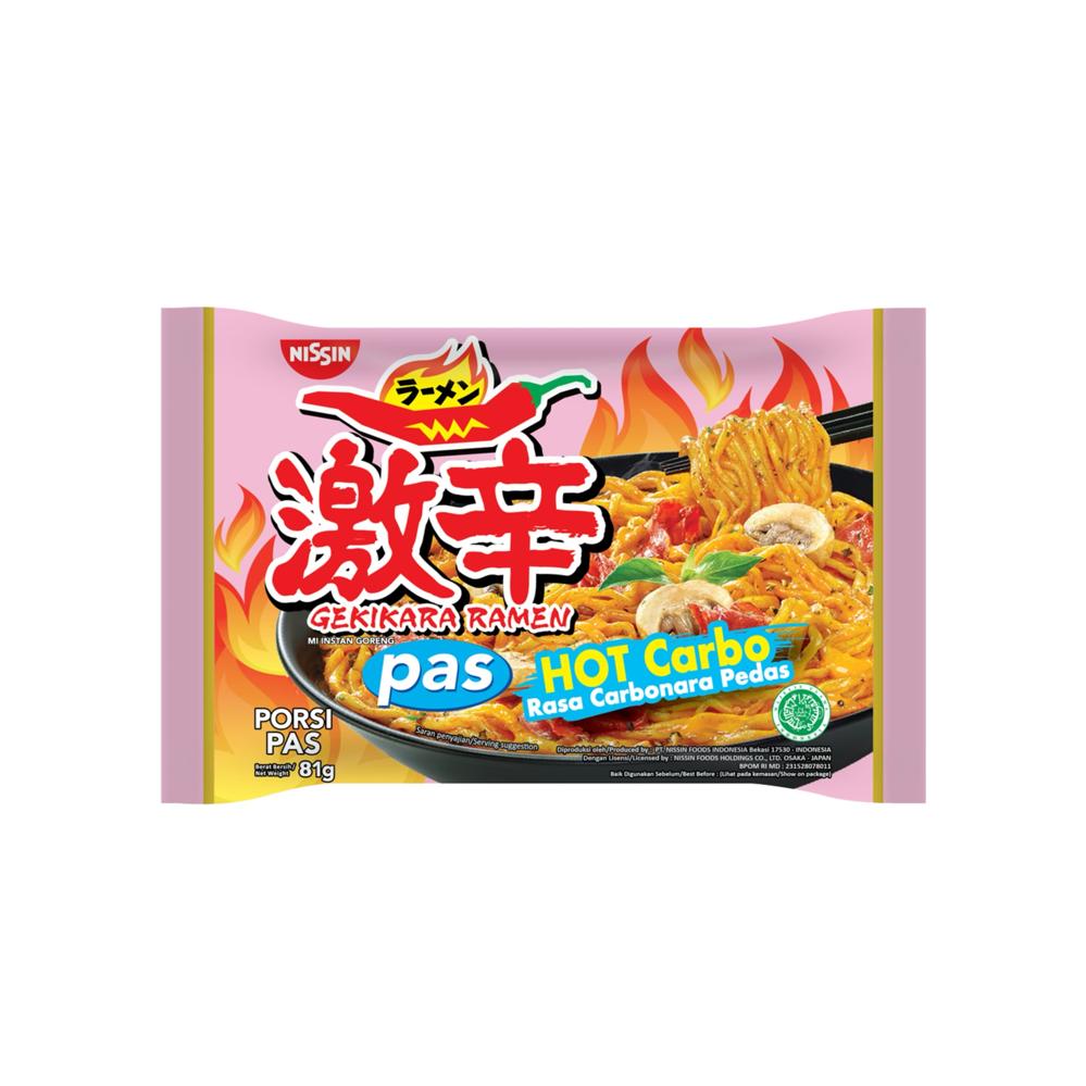 Nissin Gekikara Spicy Ramen (Hot Carbonara) 81g