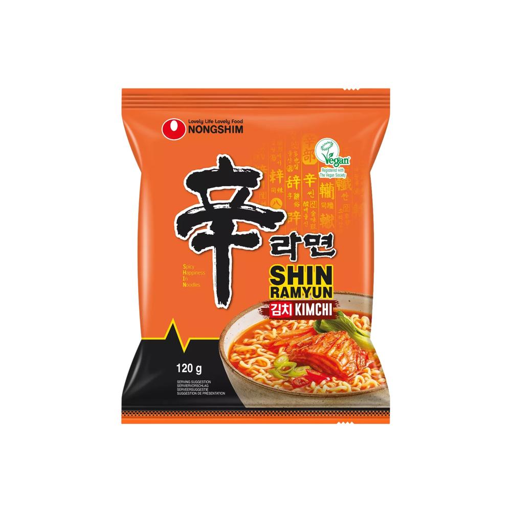 Nongshim Shin Ramyun Noodle Soup (Kimchi) 120g
