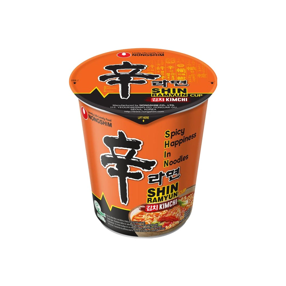 Nongshim Shin Ramyun Kimchi Cup Noodle Soup 75g