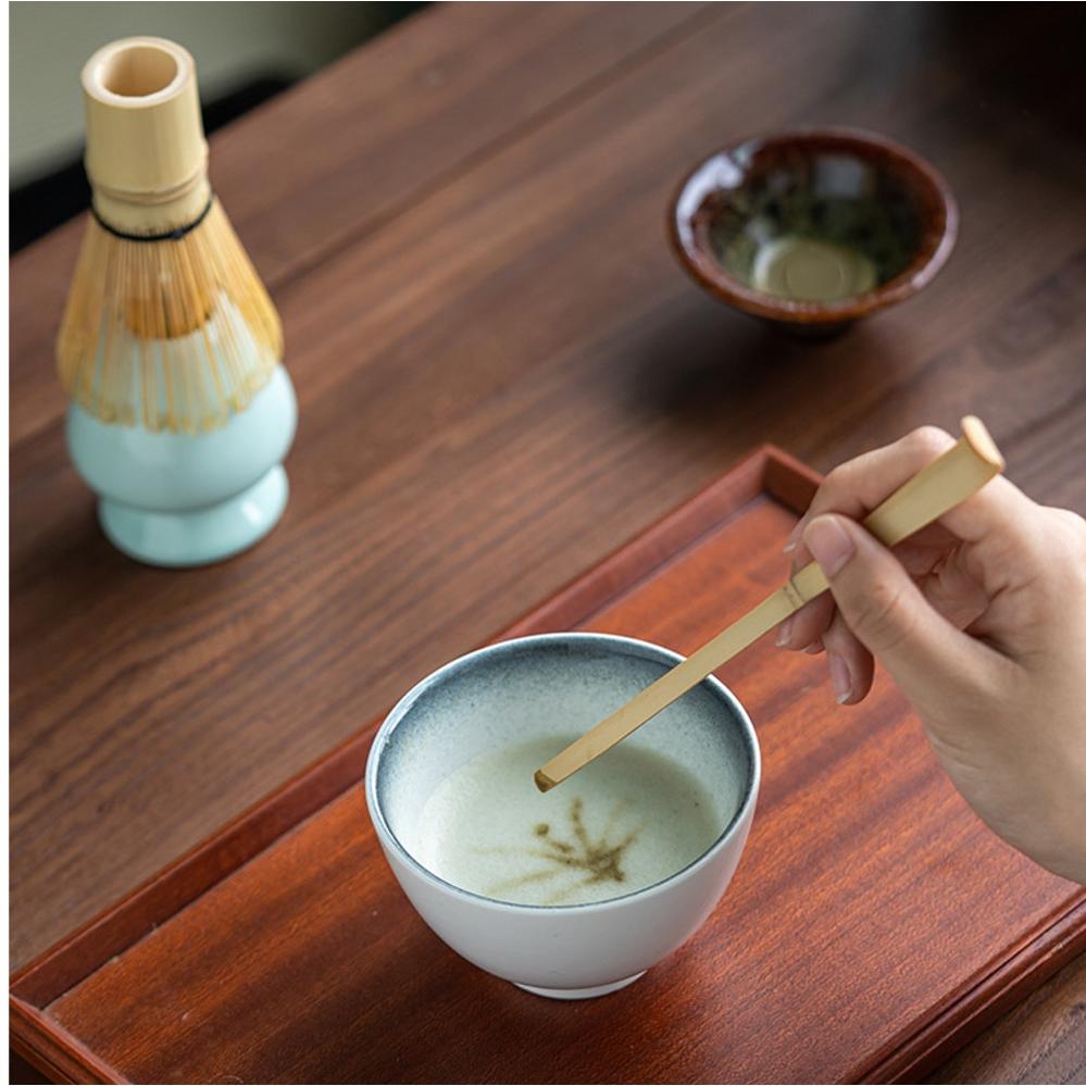 Matcha Tea Set (Bamboo Whisk & Scoop & Whisk Stand)