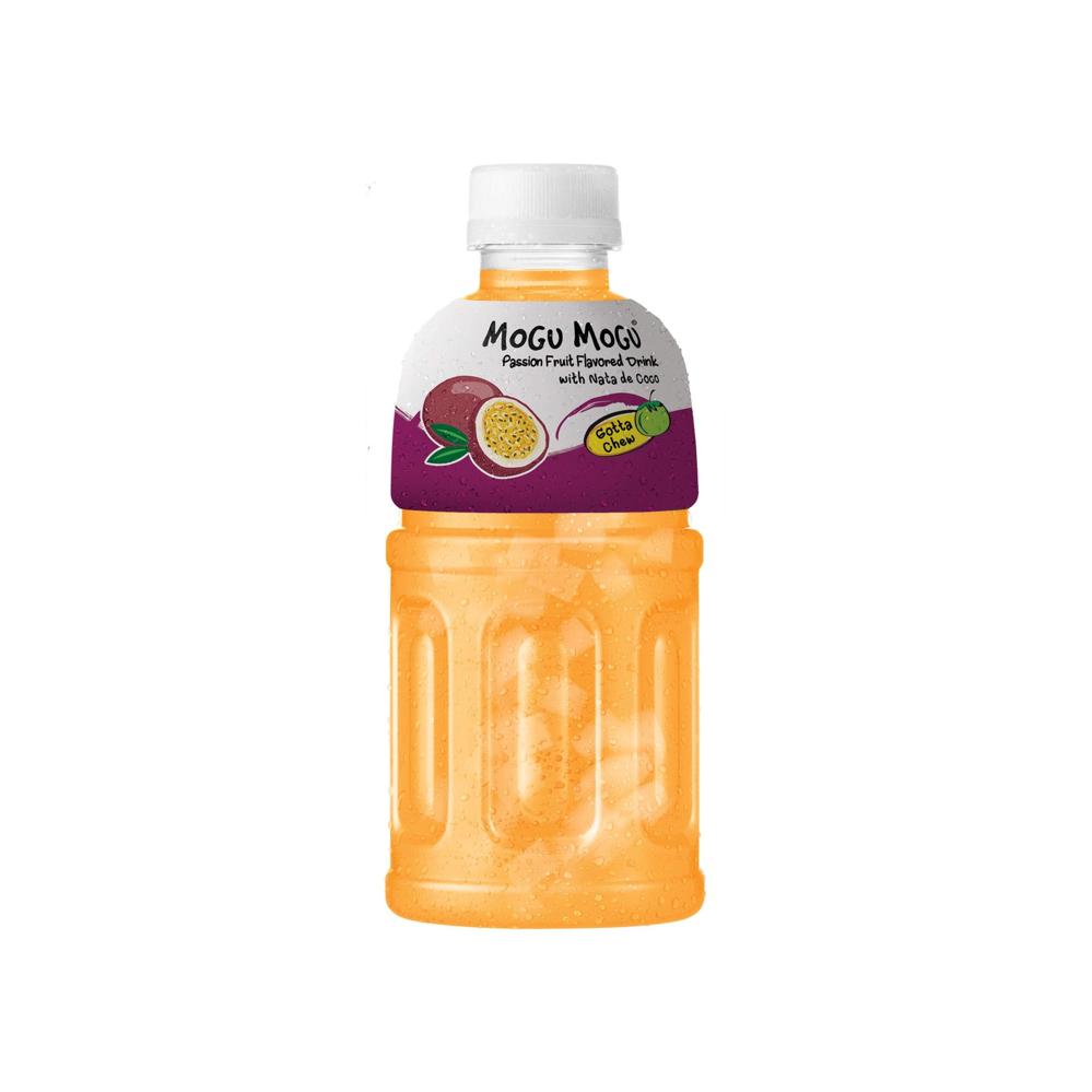 Mogu Mogu Flavored Drink with Nata De Coco (Passion fruit) 320ml