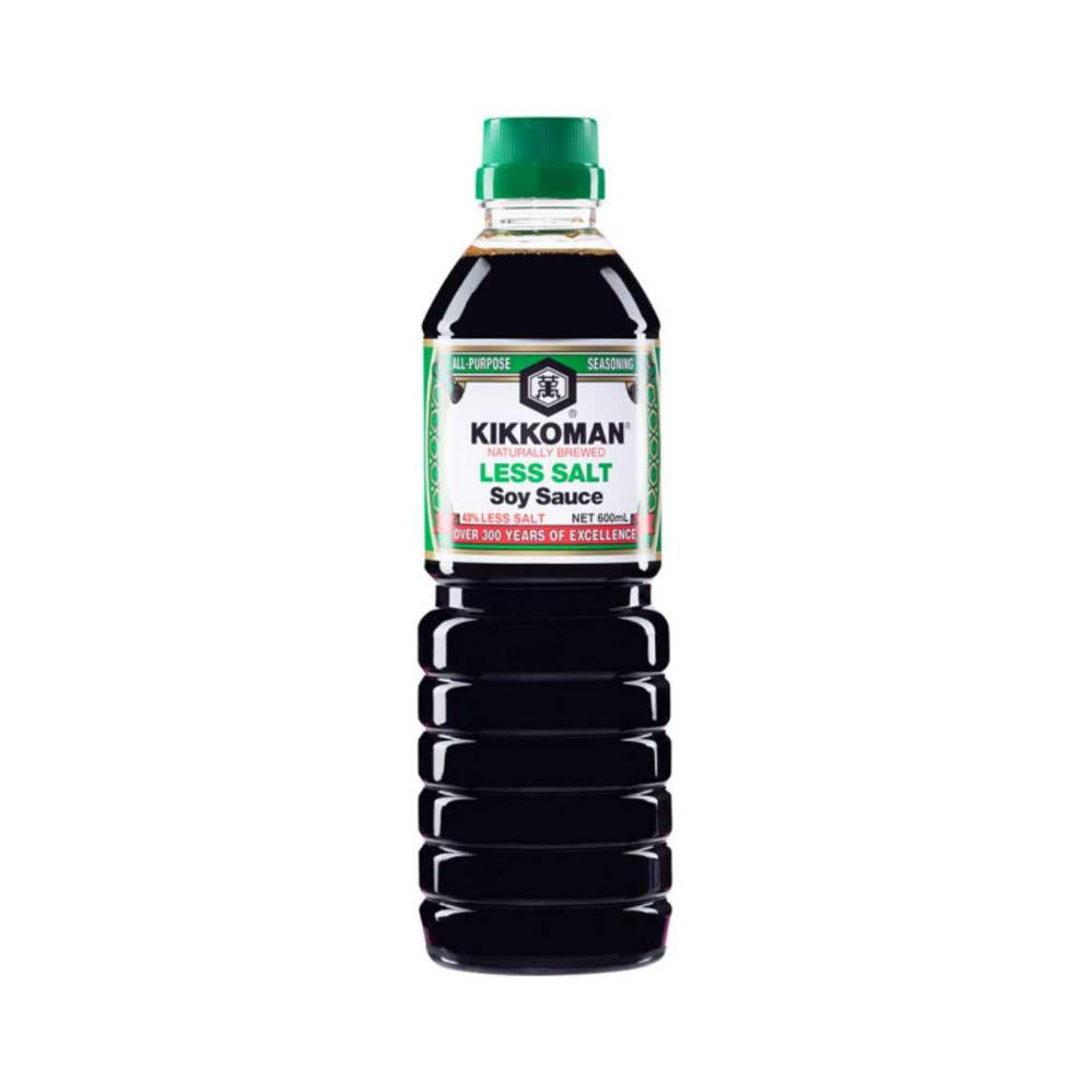 Kikkoman Less Salt Soy Sauce 600ml
