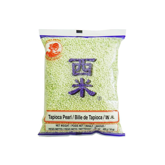 Cock Brand Green Tapioca Pearl (Small) 454g