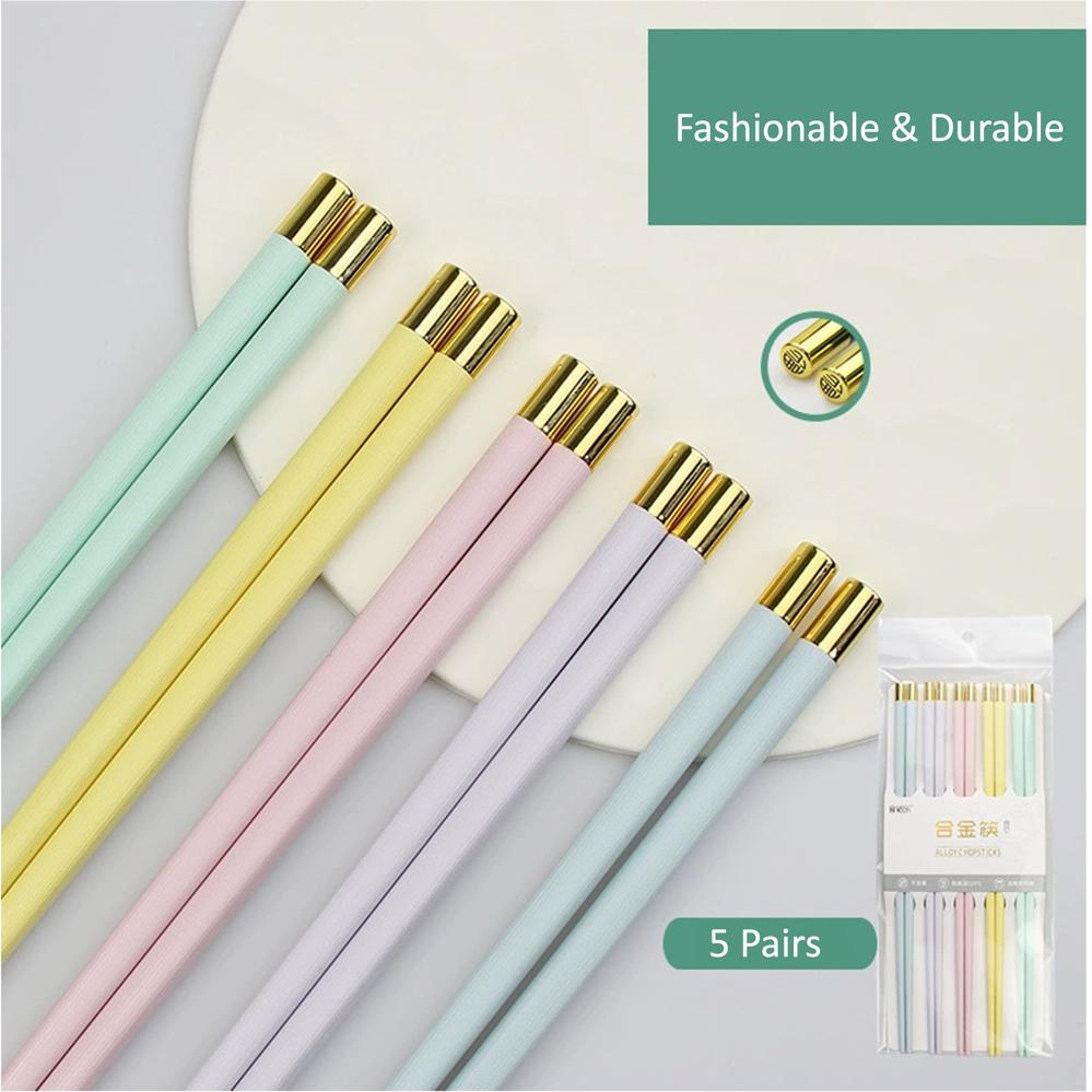 Hybrid Material Chopstick Set (5 Pairs) - Style 03