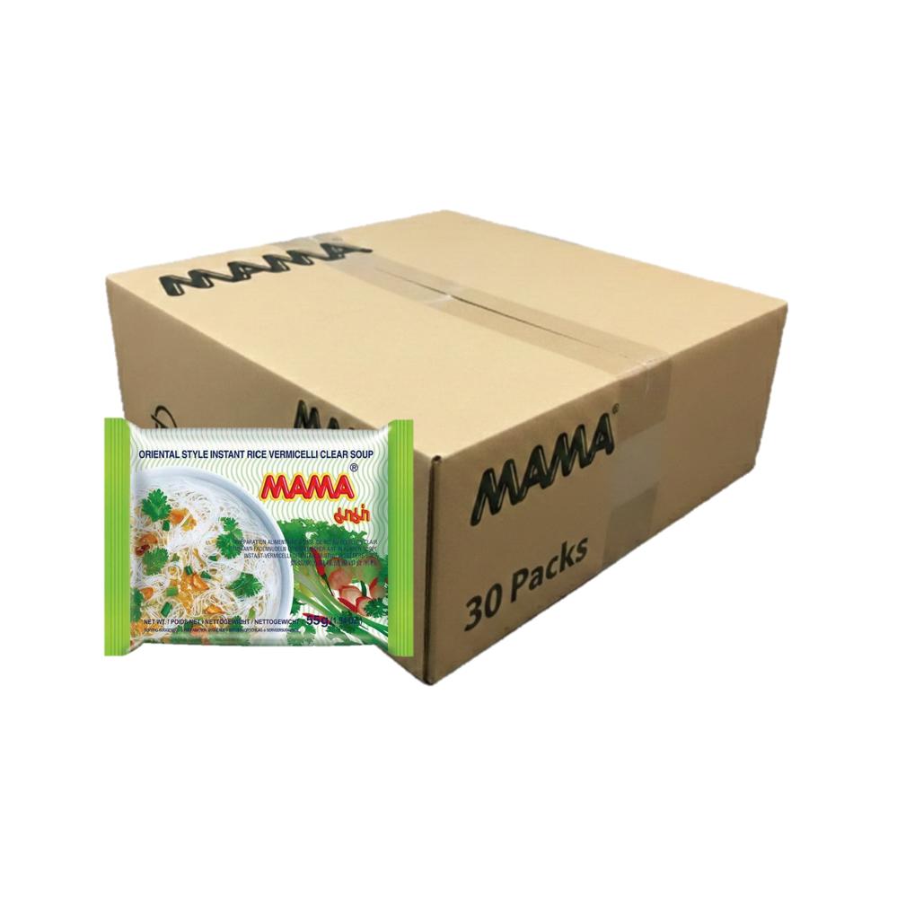 Mama Instant Rice Vermicelli Clear Soup Case 30x55g
