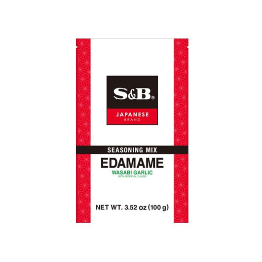 S&B Edamame Seasoning Mix (Wasabi Garlic) 100g