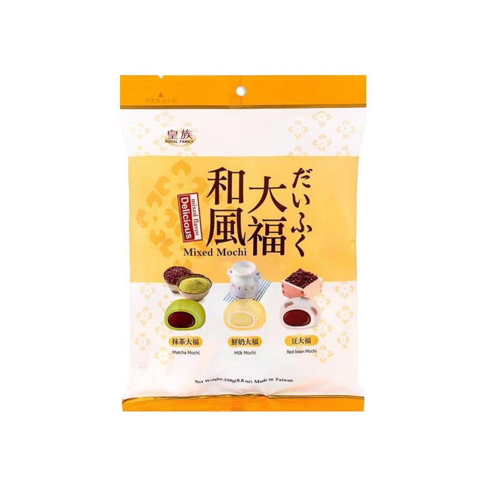 Royal Family Mixed Mochi (Matcha, Milk, Red Bean) 250g