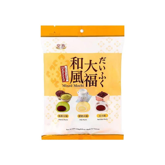 Royal Family Mixed Mochi (Matcha, Milk, Red Bean) 250g
