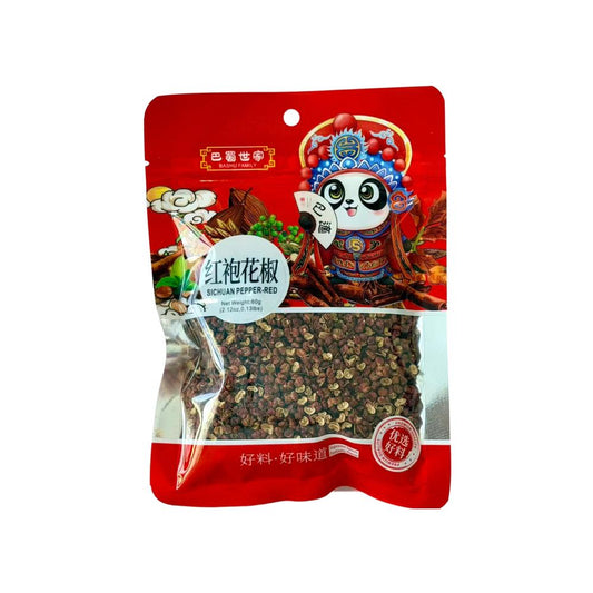 Bashu Family Sichuan Pepper (Red) 60g