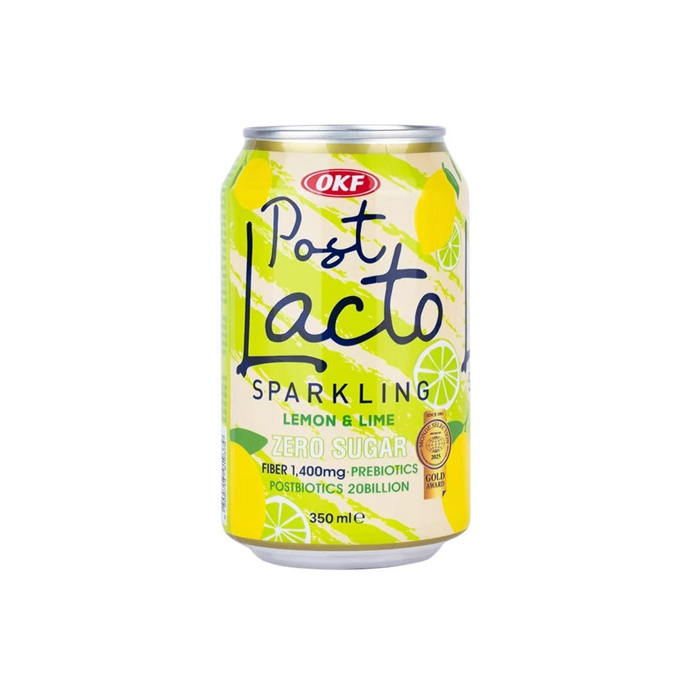 OKF Post Lacto Zero Sugar Sparkling (Lemon & Lime) 350ml