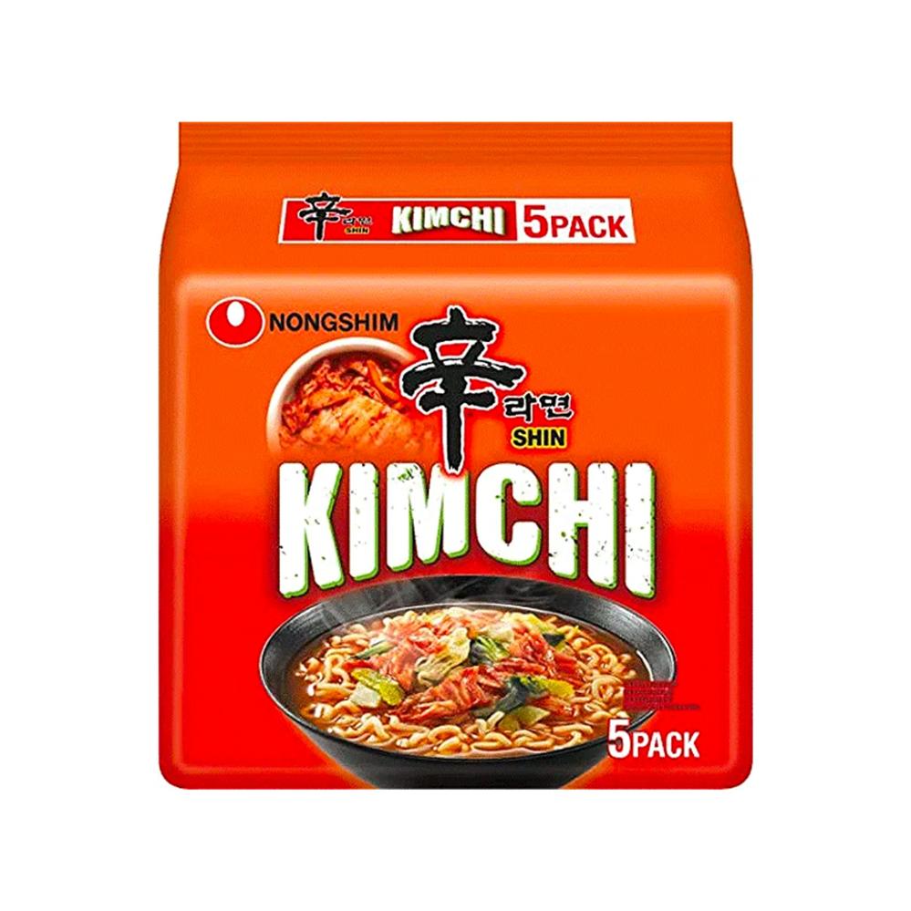 Nongshim Shin Ramyun Noodle Soup (Kimchi) Multi-Pack 5x120g