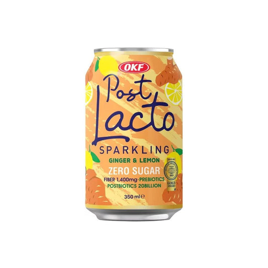 OKF Post Lacto Zero Sugar Sparkling (Ginger & Lemon) 350ml