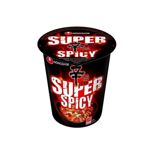 Nongshim Shin Ramyun Cup Noodle Soup (Red Super Spicy) 68g