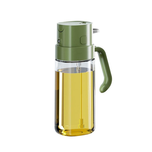 Glass Dual-Function Oil Sprayer & Pourer 550ml - Green