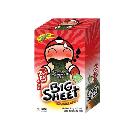 Tao Kae Noi Crispy Seaweed Big Sheet (Spicy) 38.4g