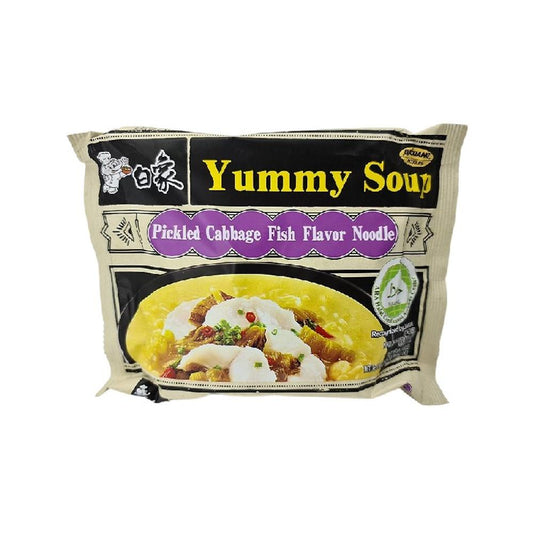 Baixiang Yummy Soup Instant Noodles (Pickled Cabbage Fish) 118g