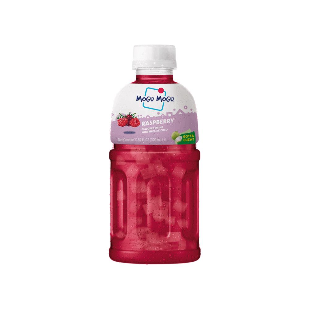 Mogu Mogu Flavored Drink with Nata De Coco (Raspberry) 320ml