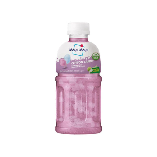 Mogu Mogu Flavored Drink with Nata De Coco (Cotton Candy) 320ml