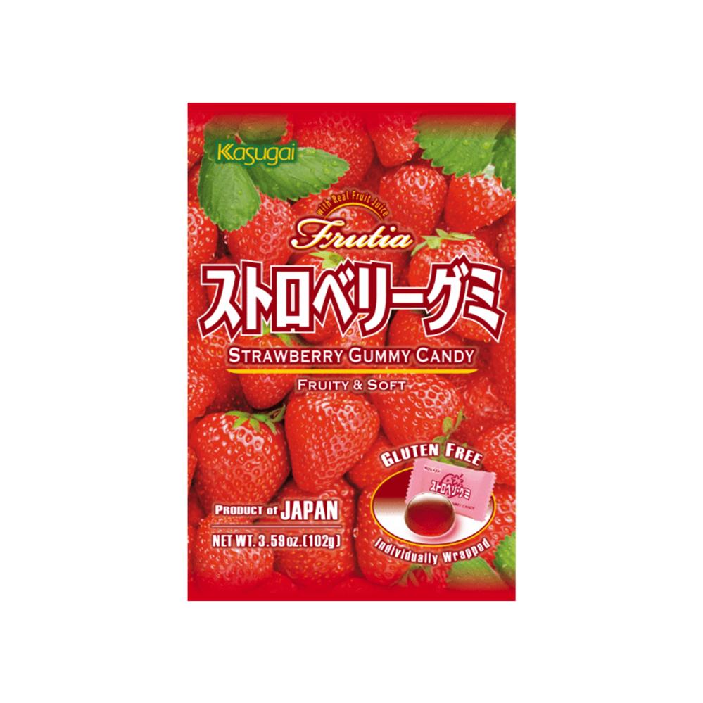 Kasugai Frutia Gummy (Strawberry) 102g