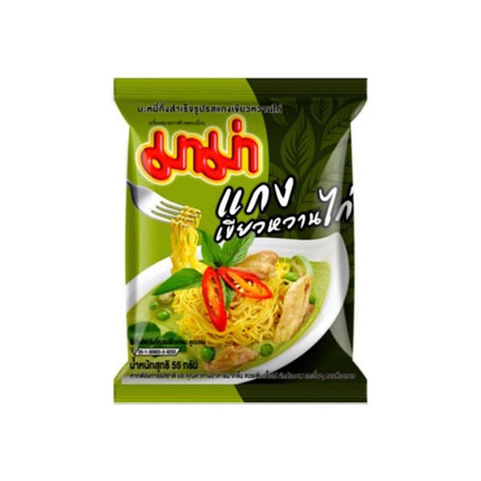 Mama Instant Noodles Chicken Green Curry Flavour 55g