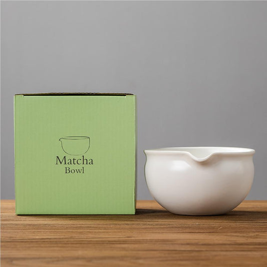 Porcelain Matcha Tea Bowl - Style 01