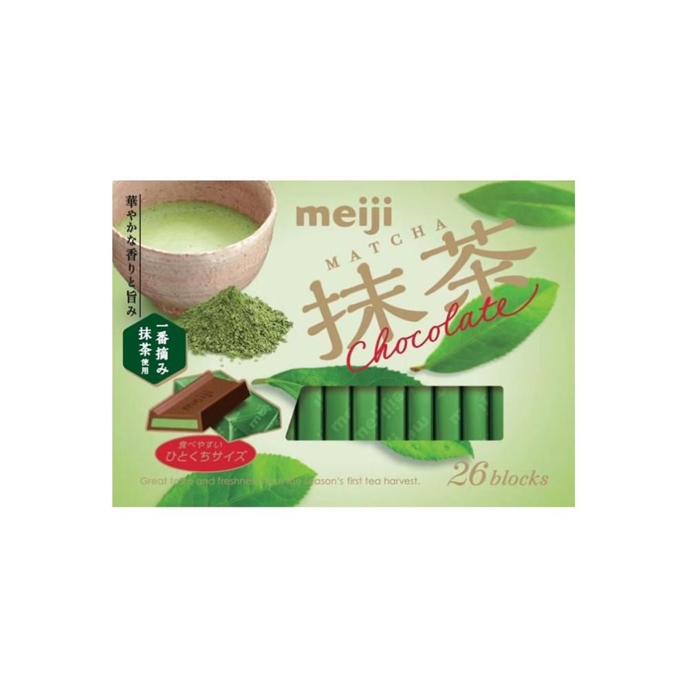 Meiji Matcha Chocolate 26pcs