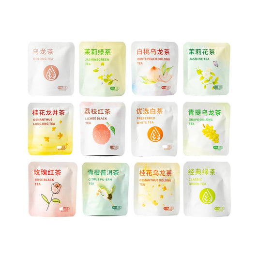Assorted Tea Bag Sampler (12 Varieties)