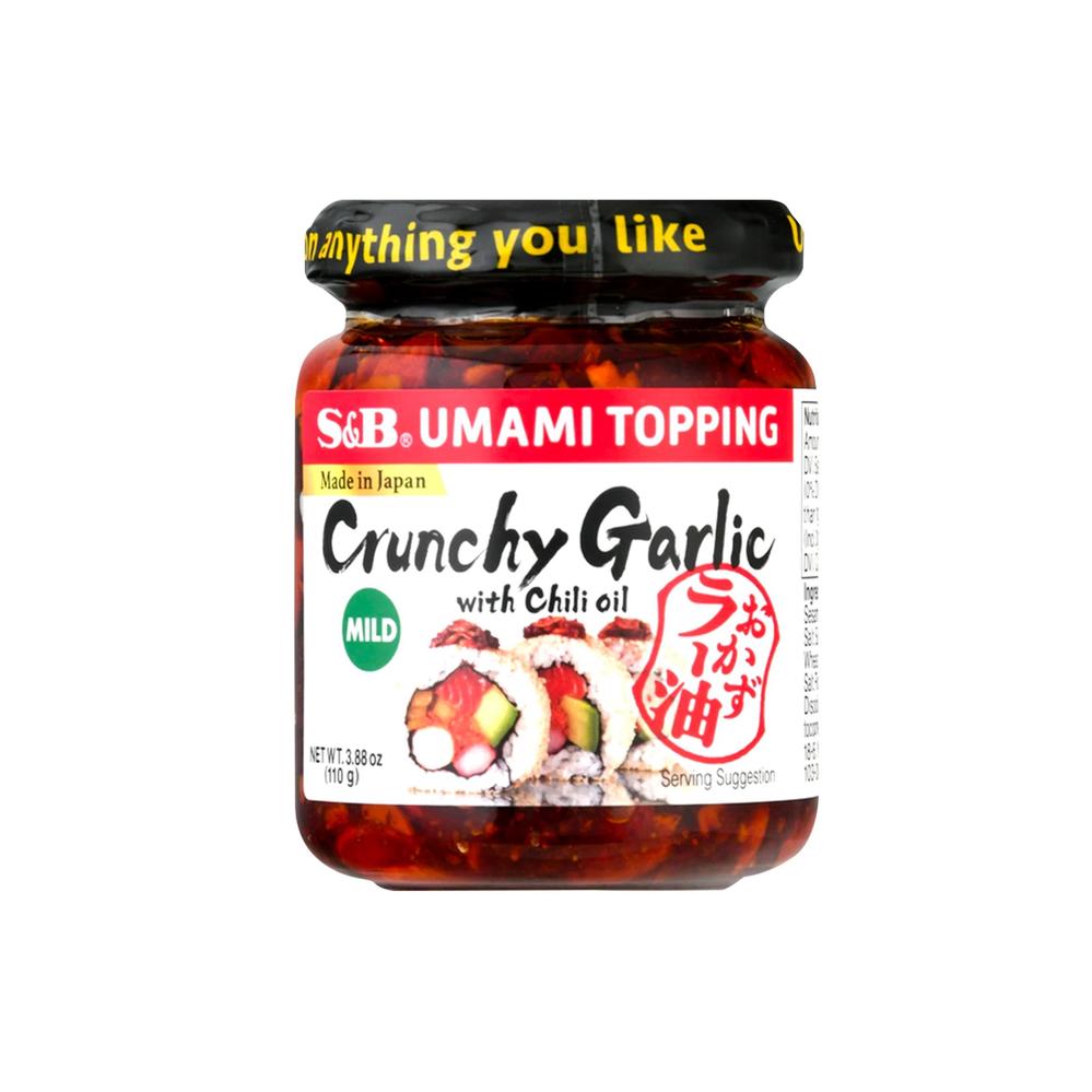 S&B Umami Topping Crunchy Garlic With Chili Oil 110g – HelloAsia!