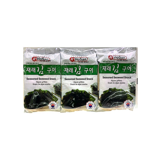 HoSan Seasoned Seaweed Snack 3x4g